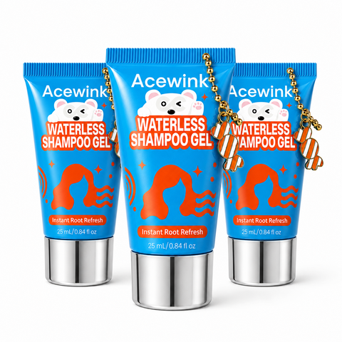 Acewink Waterless Shampoo Gel - Haircare Essential, Instantly Fresh Shampoo, No-Water-Needed Root Refresh, Travel Hair Care Product