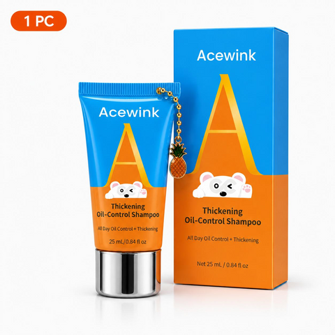 Acewink Oil-Control Volumizing Haircare Shampoo - Lightweight Liquid Shampoo for Normal Scalp, Fresh-Feeling Scalp and Fuller-Looking Hair