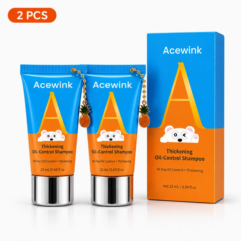 Acewink Oil-Control Volumizing Haircare Shampoo - Lightweight Liquid Shampoo for Normal Scalp, Fresh-Feeling Scalp and Fuller-Looking Hair
