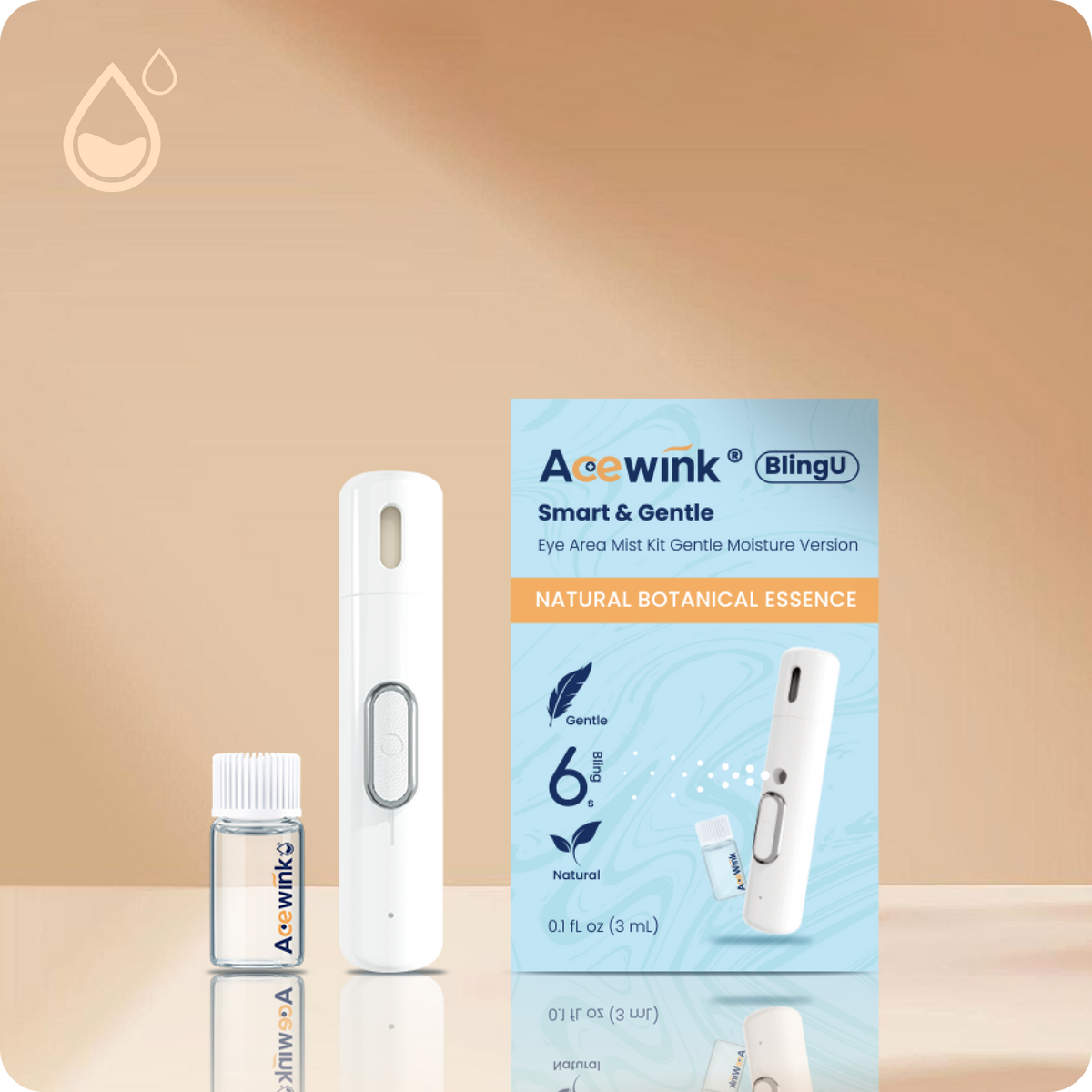 Acewink BlingU Smart & Gentle  Eye Mist Kit (Gentle Moisture Version)